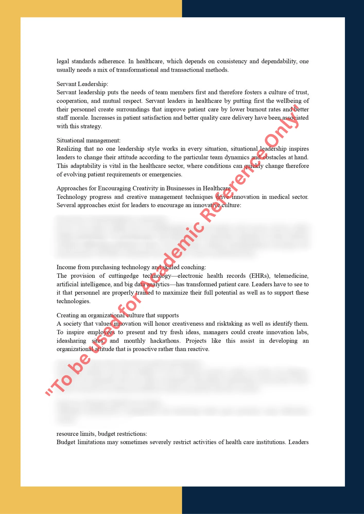 Assignment Sample On HLM 510 – Advanced Health Leadership and Management 1